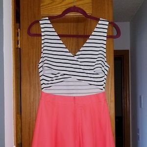 Open Crisscross Back Dress